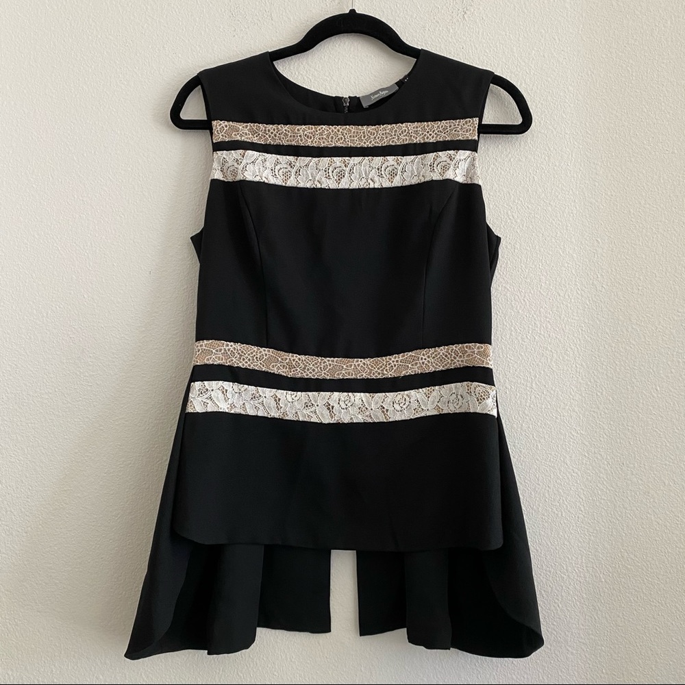 Neiman Marcus Peplum Tank Top